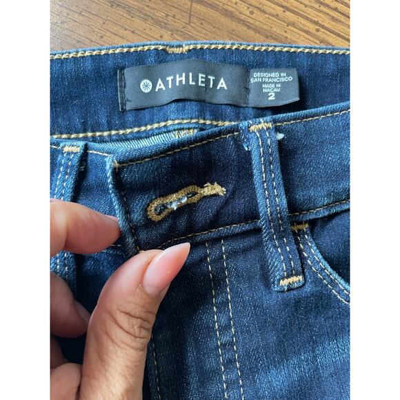 Athleta Sculptek Ultra Skinny Midnight Jean size 2 - Picture 9 of 9
